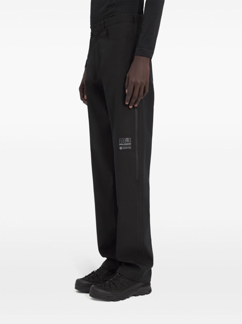 Black Logo Print Pant 7