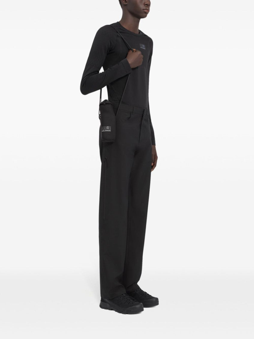 Black Logo Print Pant 9