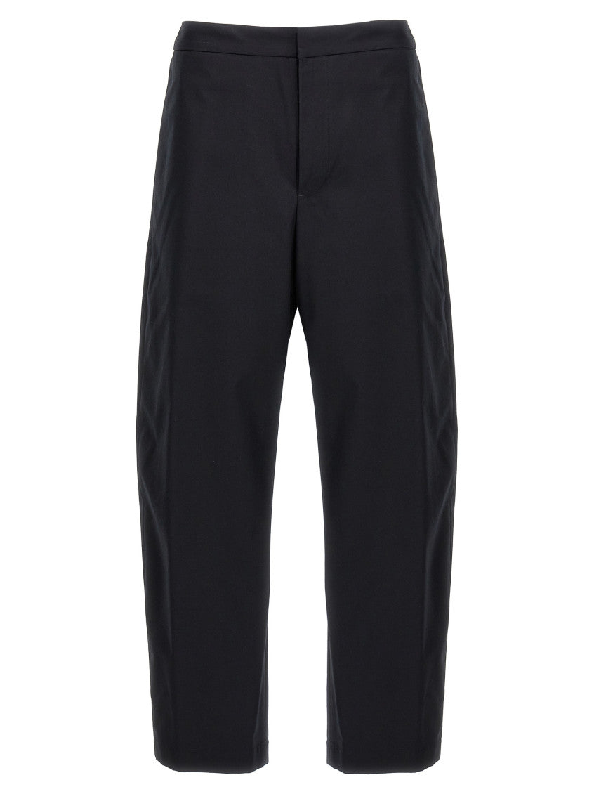 Blue Embroidered Logo Pant 1