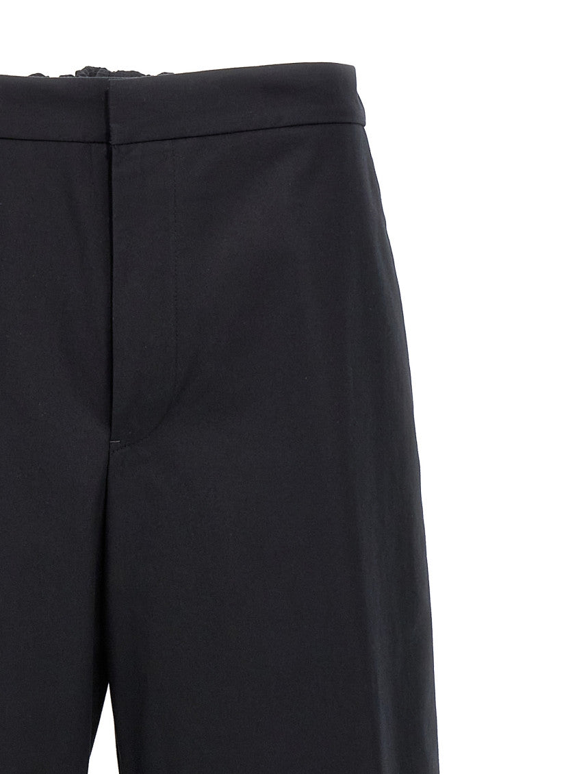 Blue Embroidered Logo Pant 3