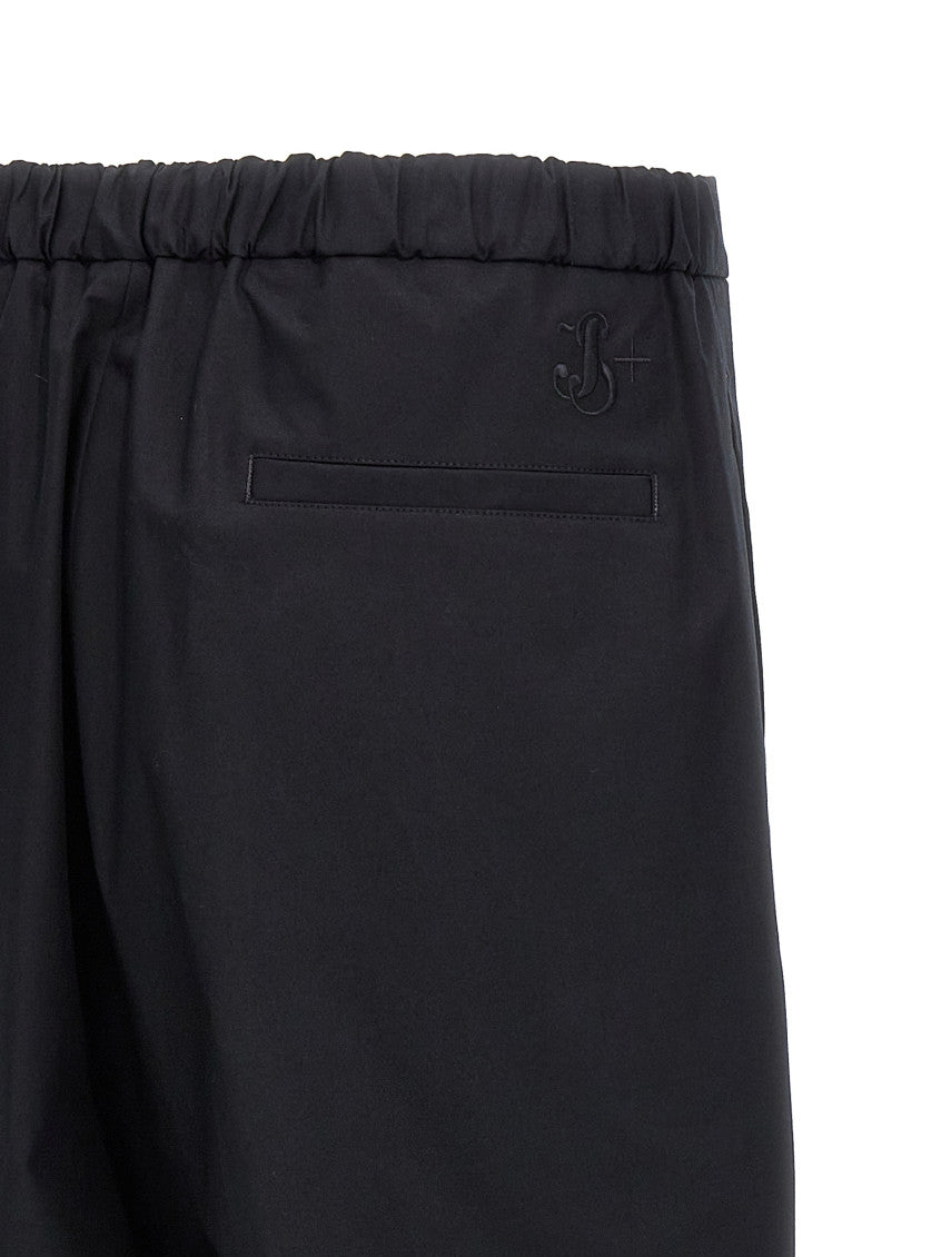 Blue Embroidered Logo Pant 4