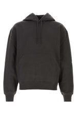 Dark Grey Cotton Fleece Hoodie 1