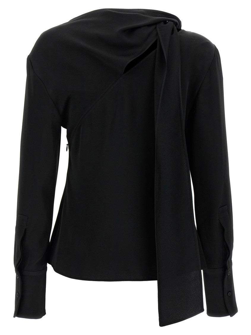 Black Viscose blouse 2