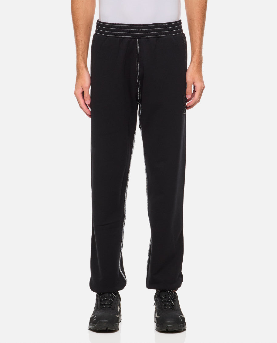 Black Elasticated Waist Sweatpants 1