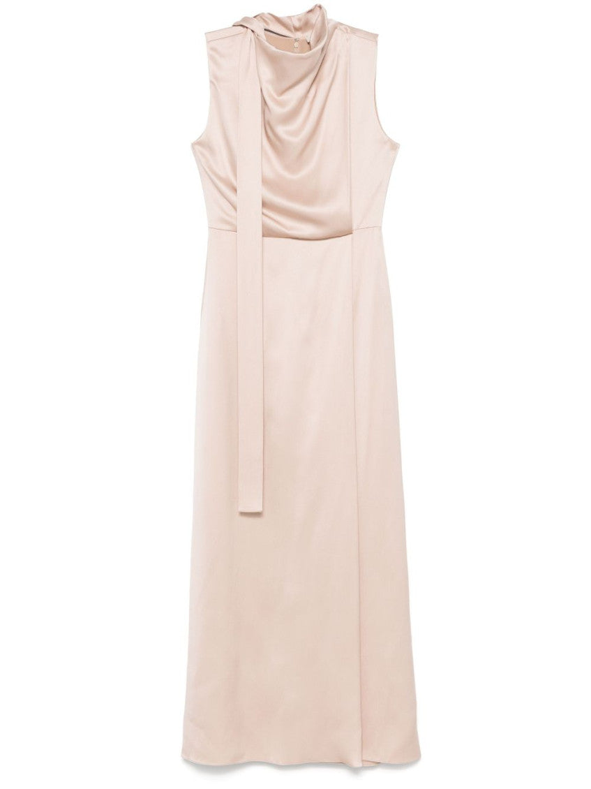 Rose Gold Silk Dress 1