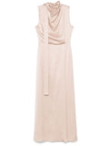 Rose Gold Silk Dress 1