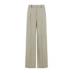 Beige Wide-leg Pants 1