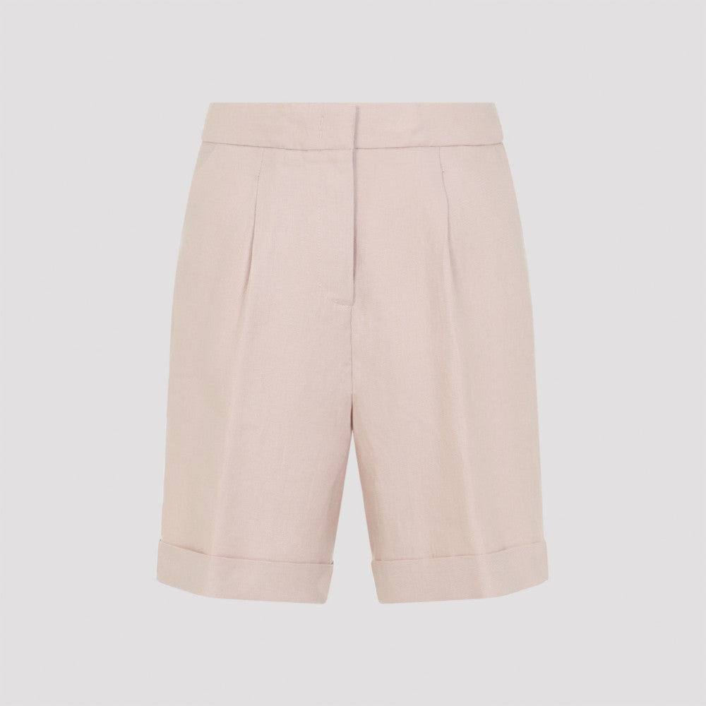 Beige Tailored Shorts 3