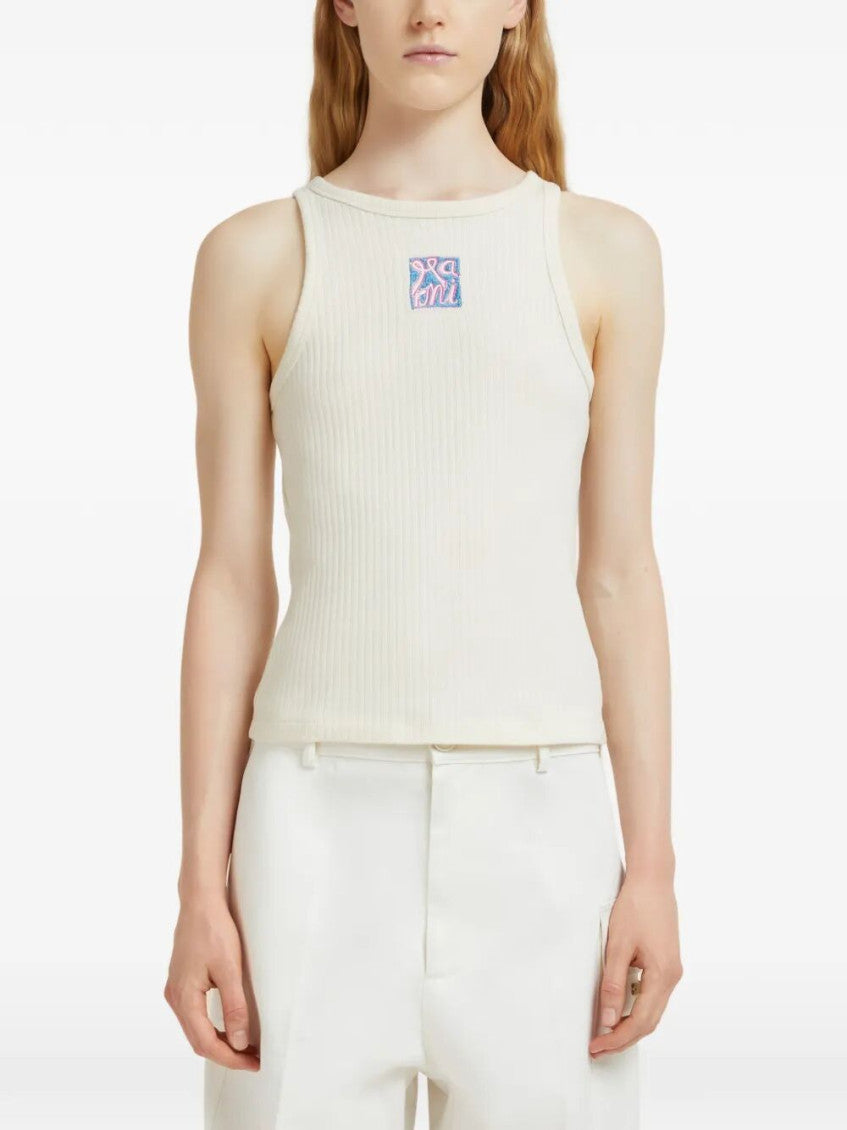 Yellow Logo Tank Top 2