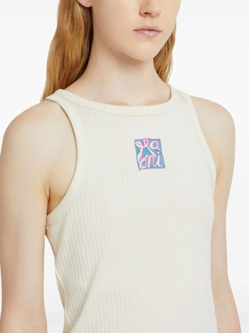 Yellow Logo Tank Top 4