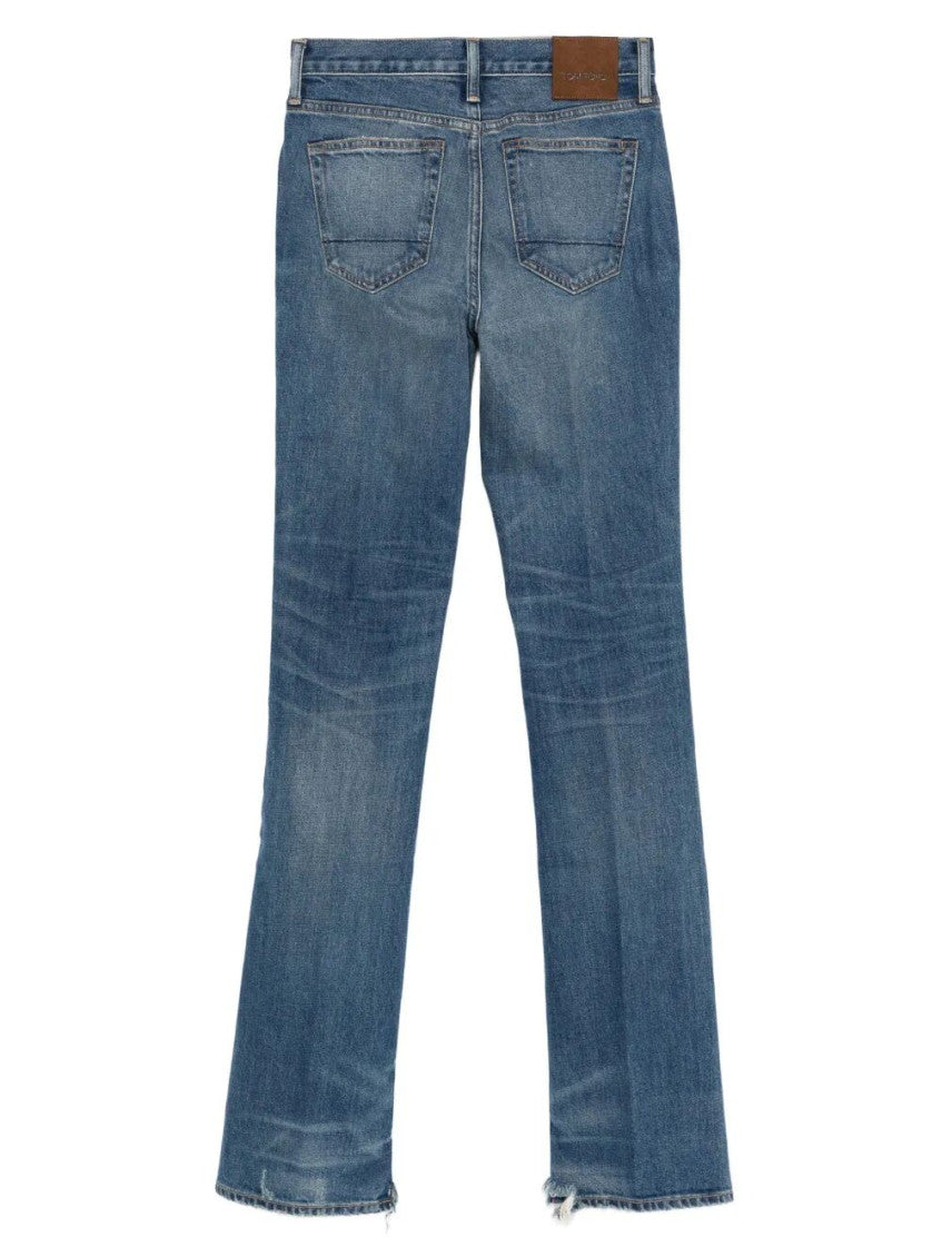 Blue Straight-fit Jeans 2