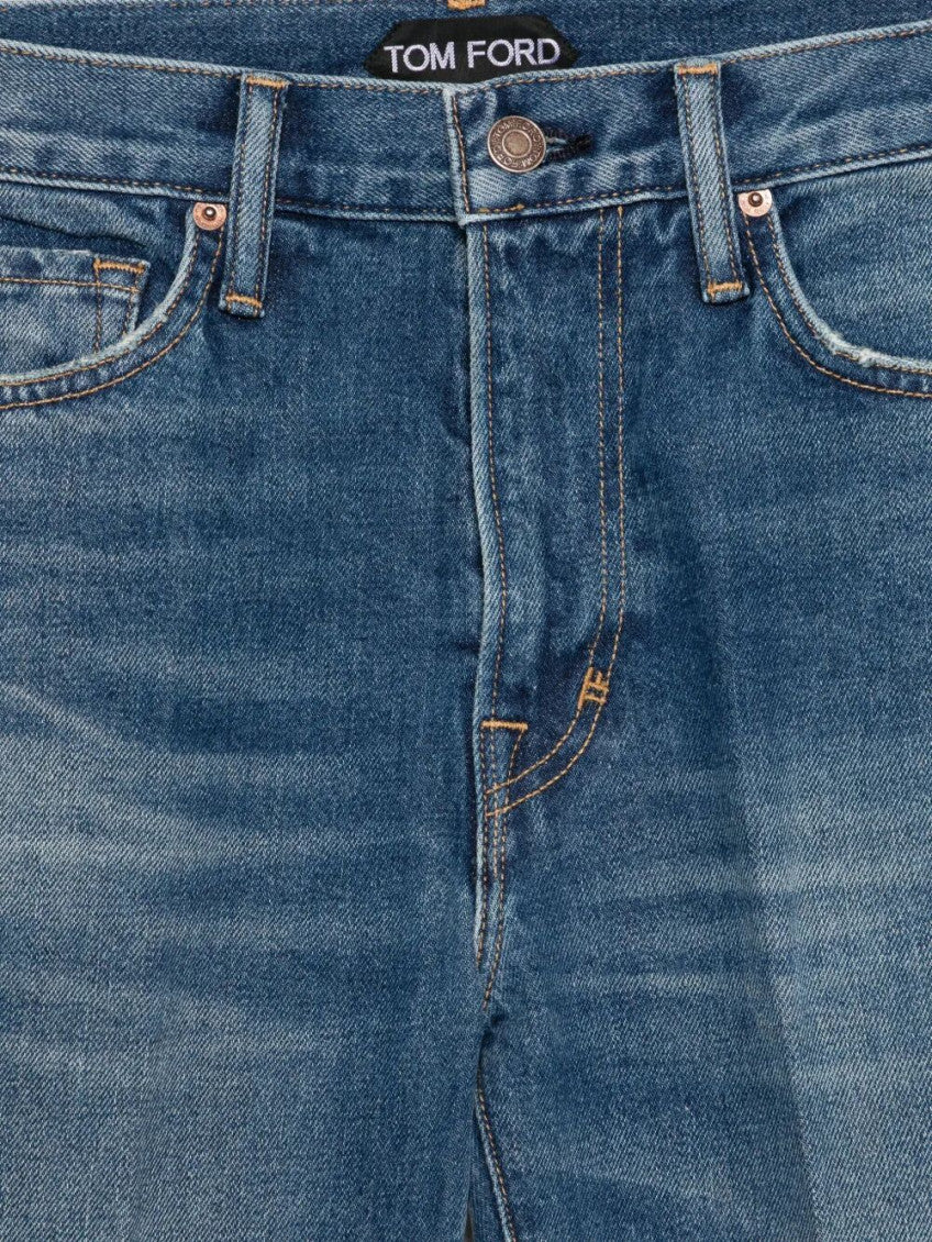 Blue Straight-fit Jeans 3