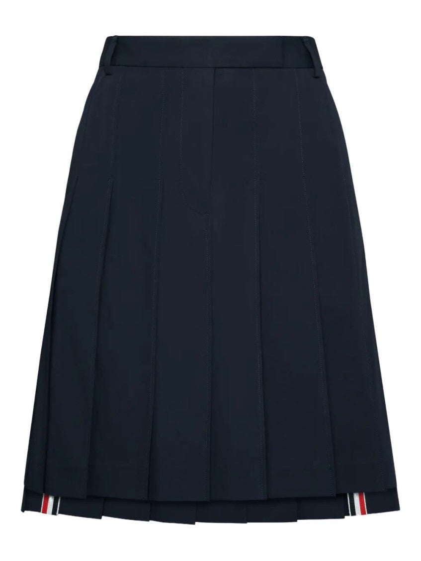Blue Pleated Skirt 1