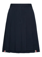Blue Pleated Skirt 1