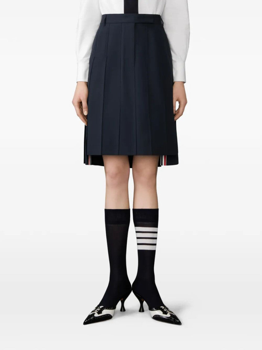 Blue Pleated Skirt 2