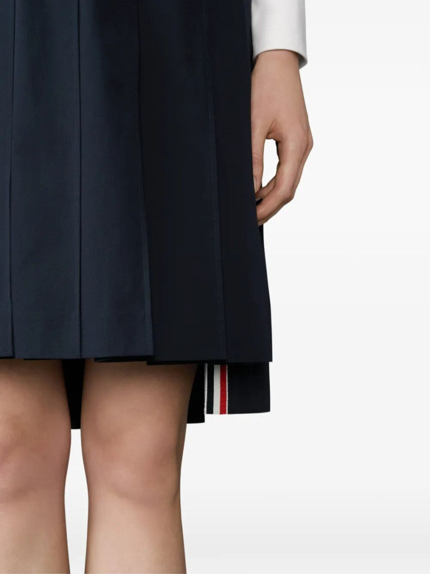 Blue Pleated Skirt 4
