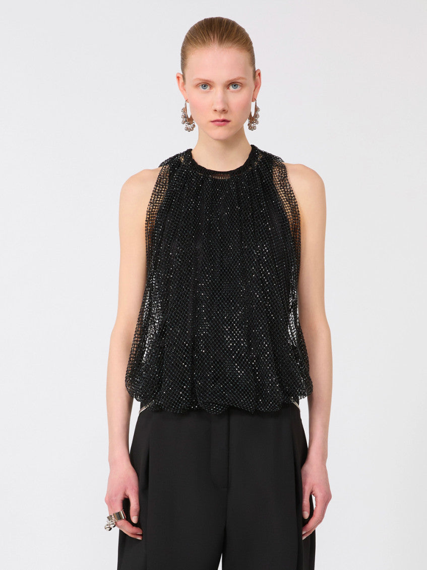 Black Rhinestone Top 2