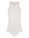 White Round Neck Tank Top 1