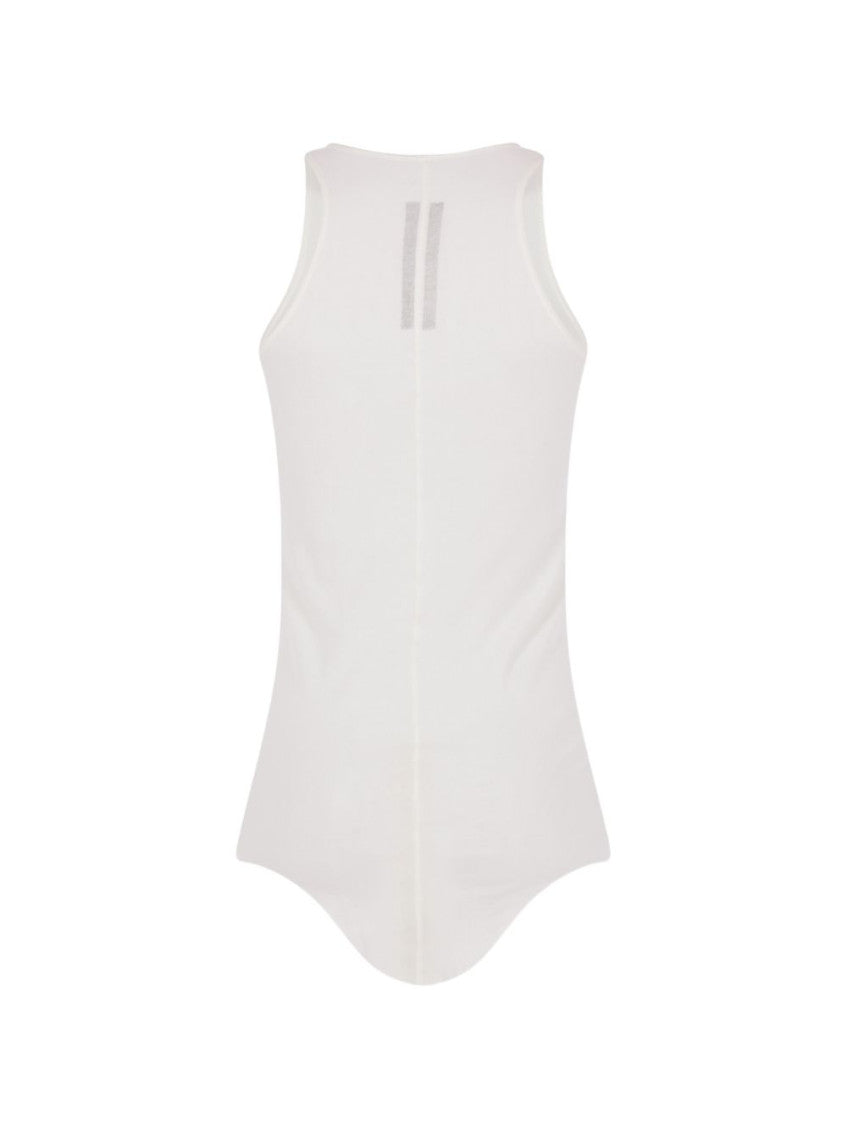 White Round Neck Tank Top 6