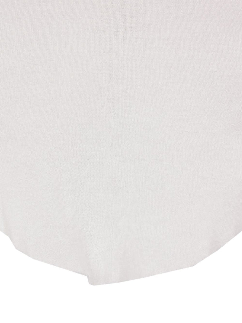 White Round Neck Tank Top 7