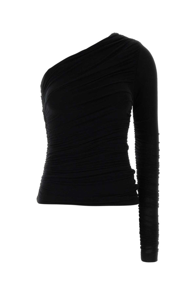 Black One Shoulder Top 1