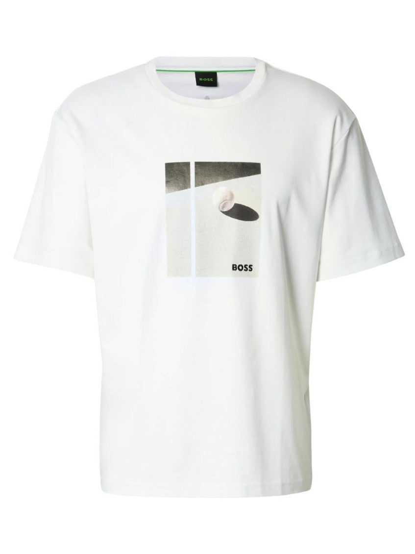 White Printed T-Shirt 1
