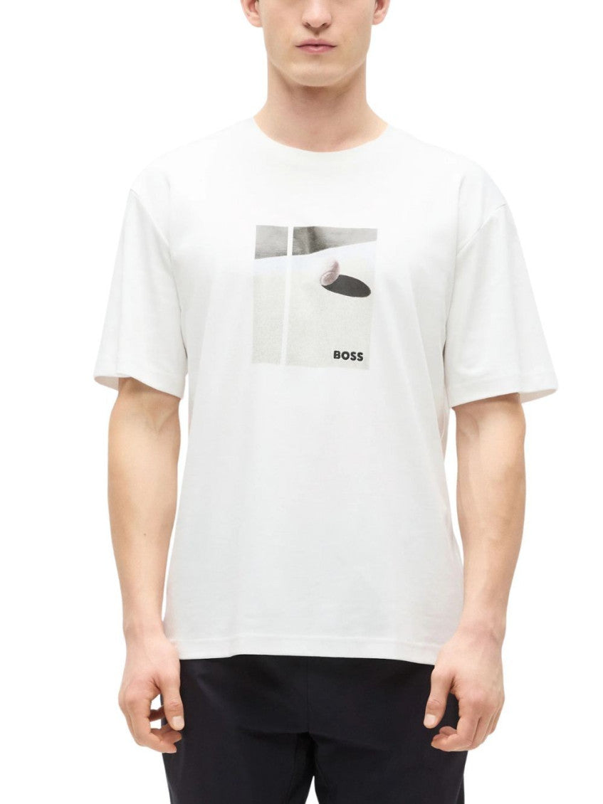 White Printed T-Shirt 5