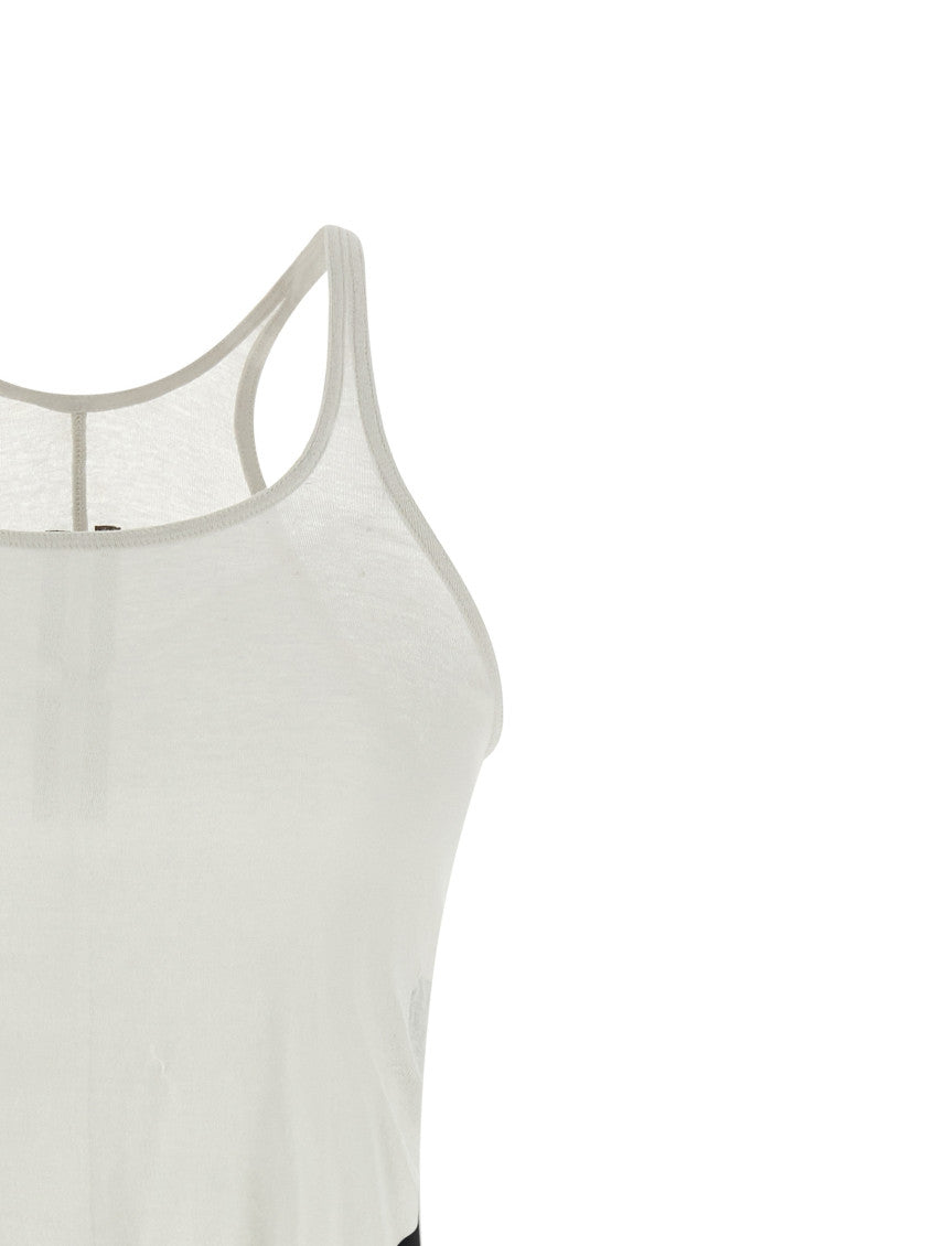 White Row Edge Ribbon Tank Top 3