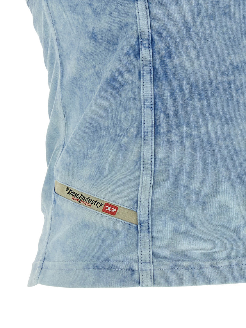 Light Blue Denim Jersey Top 4