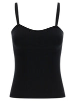 Black Sweetheart Neck Sleeveless Top 1