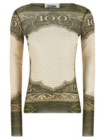 Multicolour Long Sleeves Printed Top 1