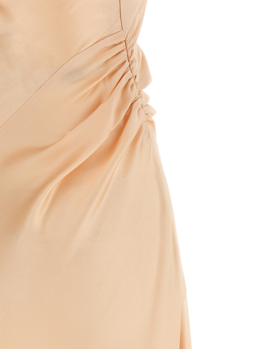 Pink 'Asymmetric Twist' Dress 4