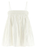 White Striped Sleeveless Top 1