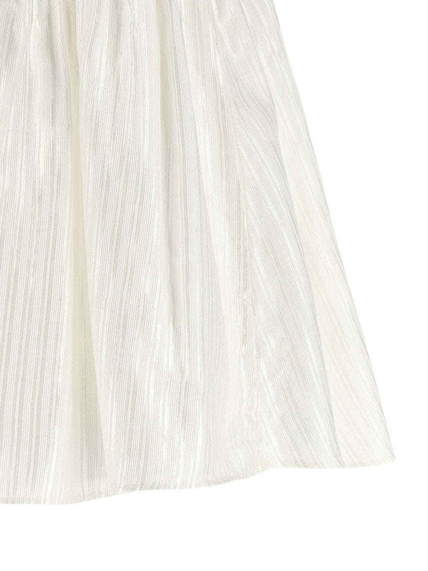 White Striped Sleeveless Top 4