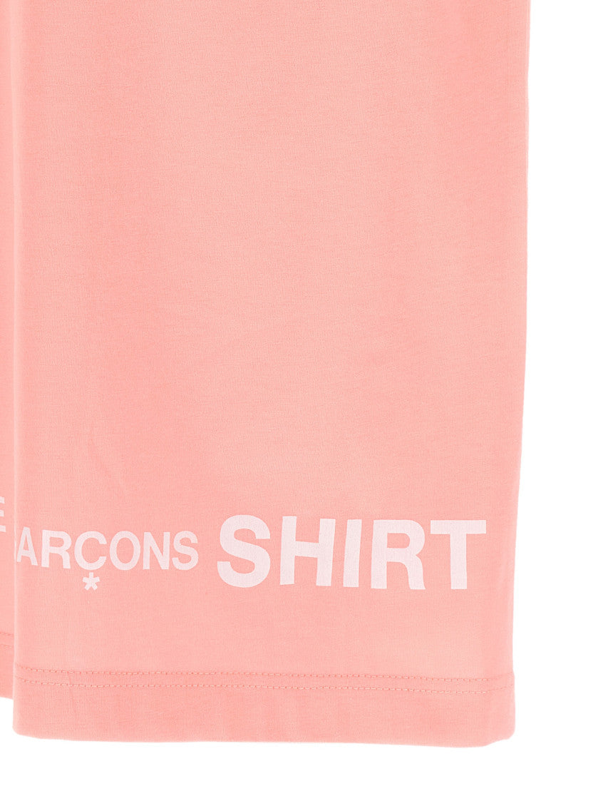 Pink Logo Print T-shirt 4