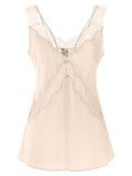 Pink V-Neck lace Top 1