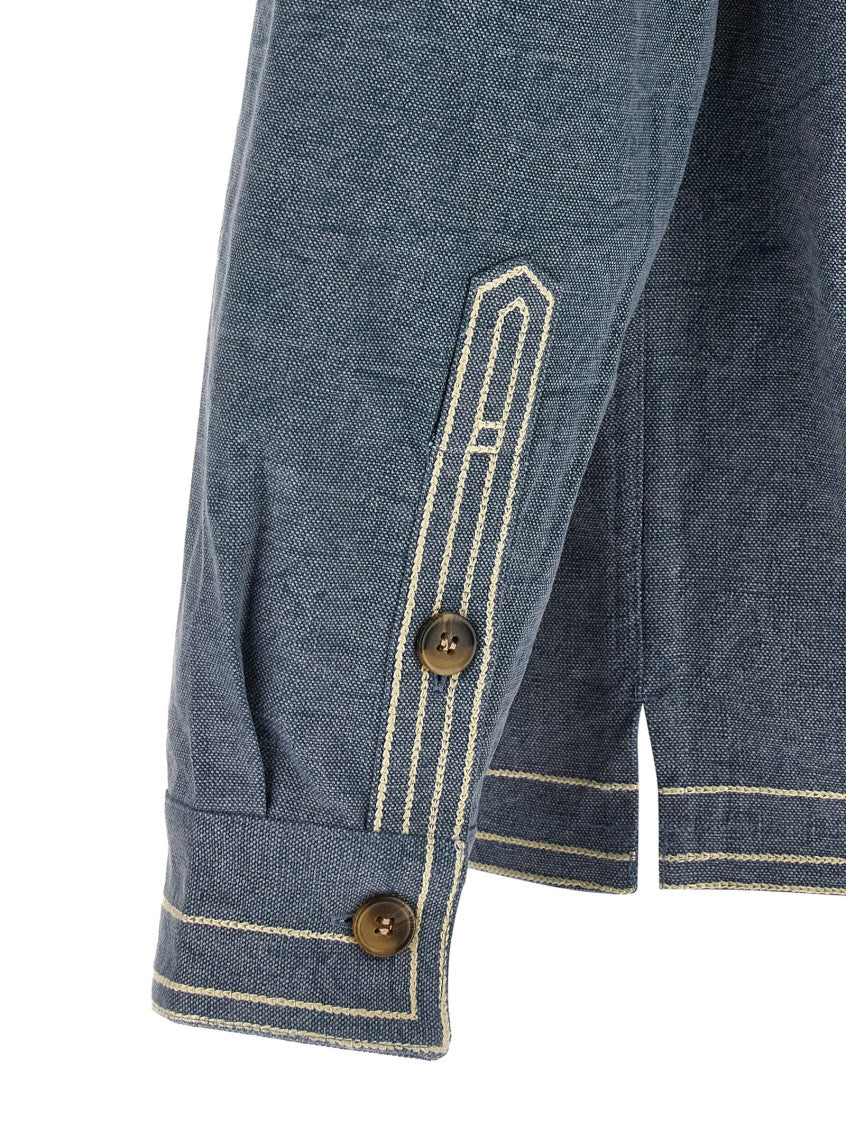 Blue 'Rudy' Overshirt 4
