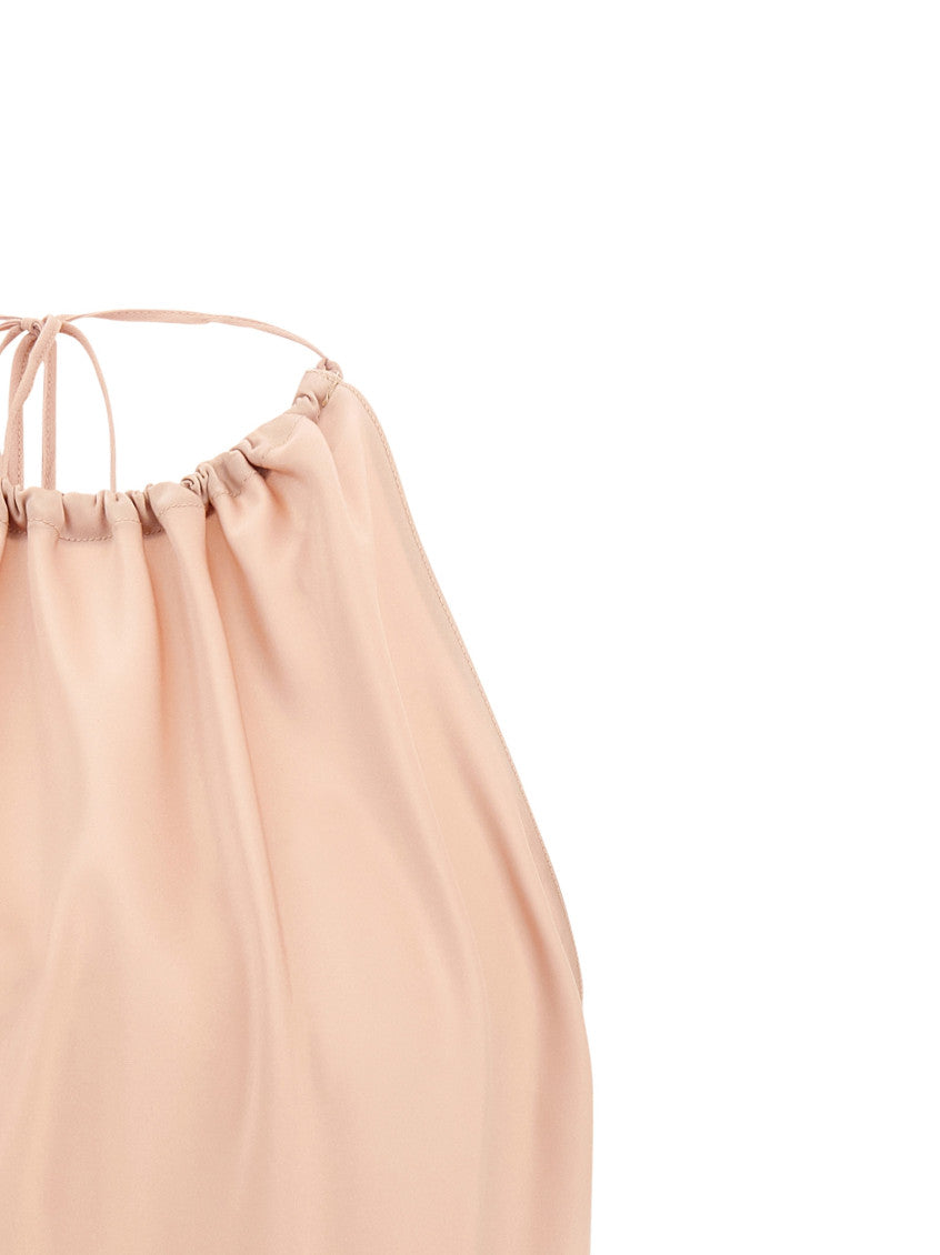 Pink Halter Neck Sleeveless Top 3
