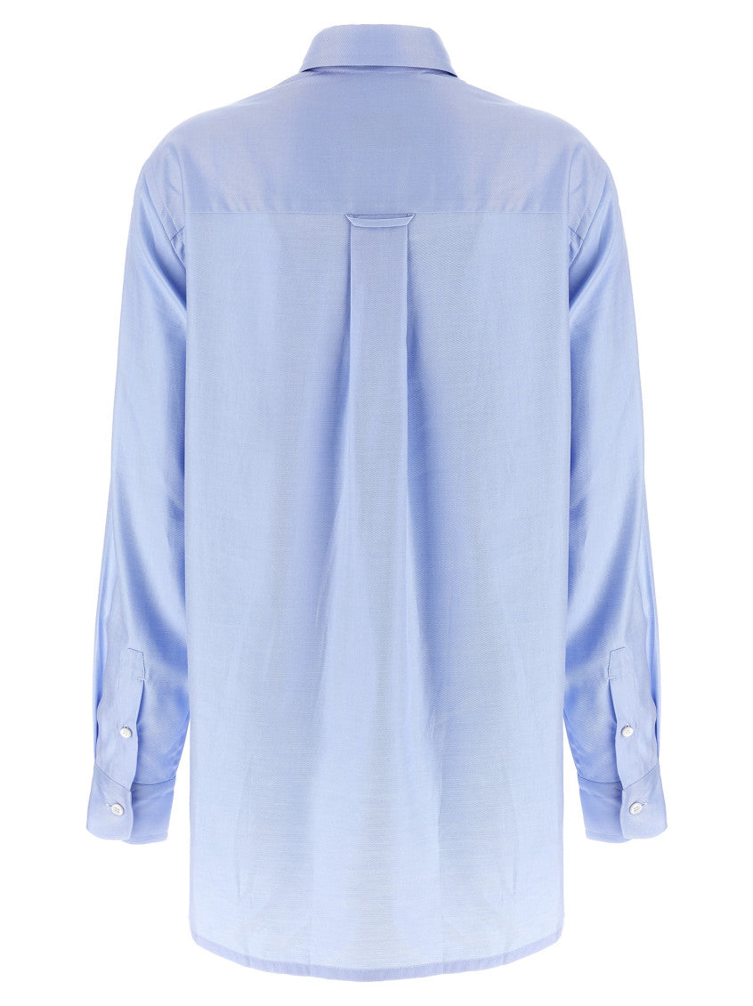 Light Blue Sea Island cotton shirt 2