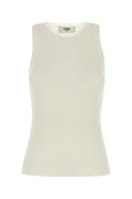 White silk and cotton top 1