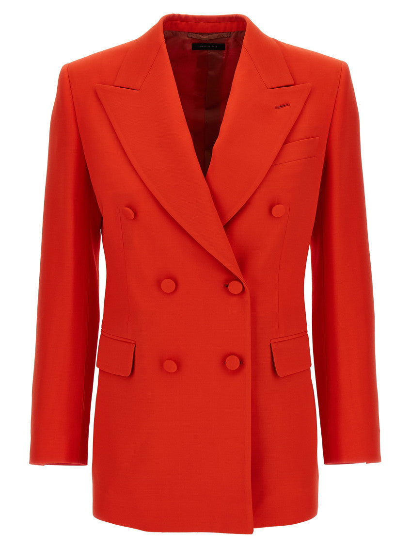 Red 'Flavia' blazer 1