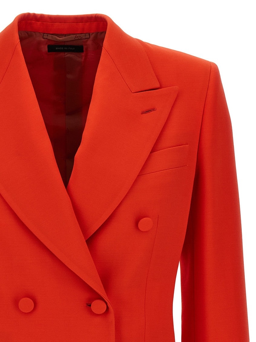 Red 'Flavia' blazer 3