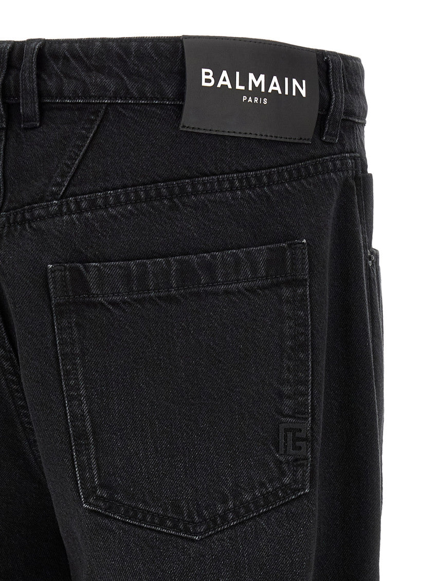 Black Regular Mid Rise Jeans 4