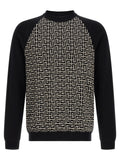 Black Logo Crew Neck Sweater 1