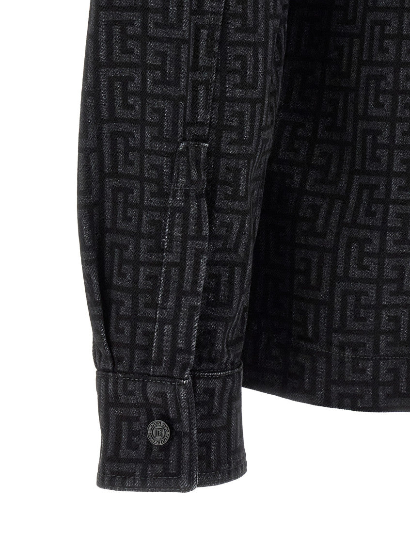 Black Regular Logo Shirt 4