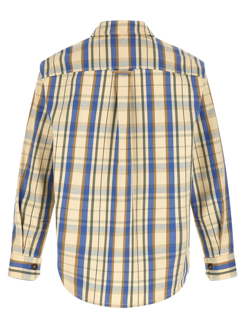 Yellow Relaxed Checks Shirt 2
