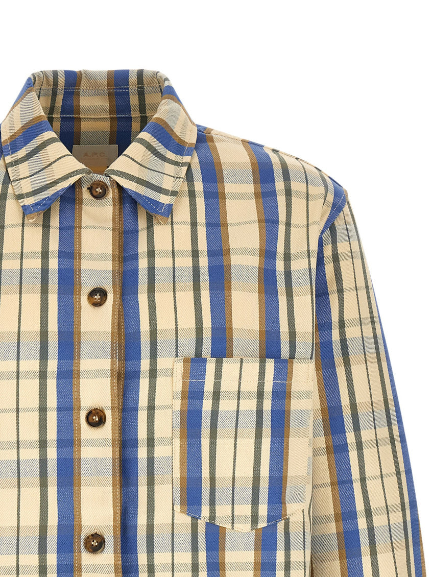 Yellow Relaxed Checks Shirt 3