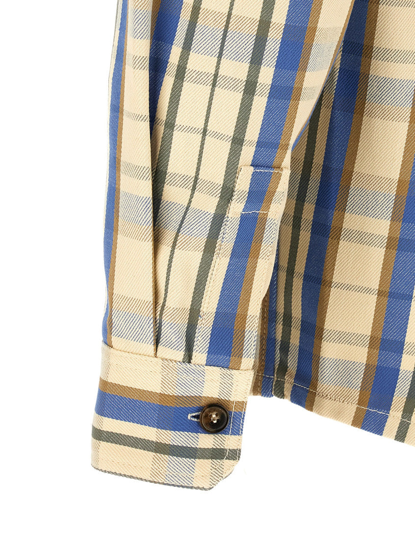 Yellow Relaxed Checks Shirt 4