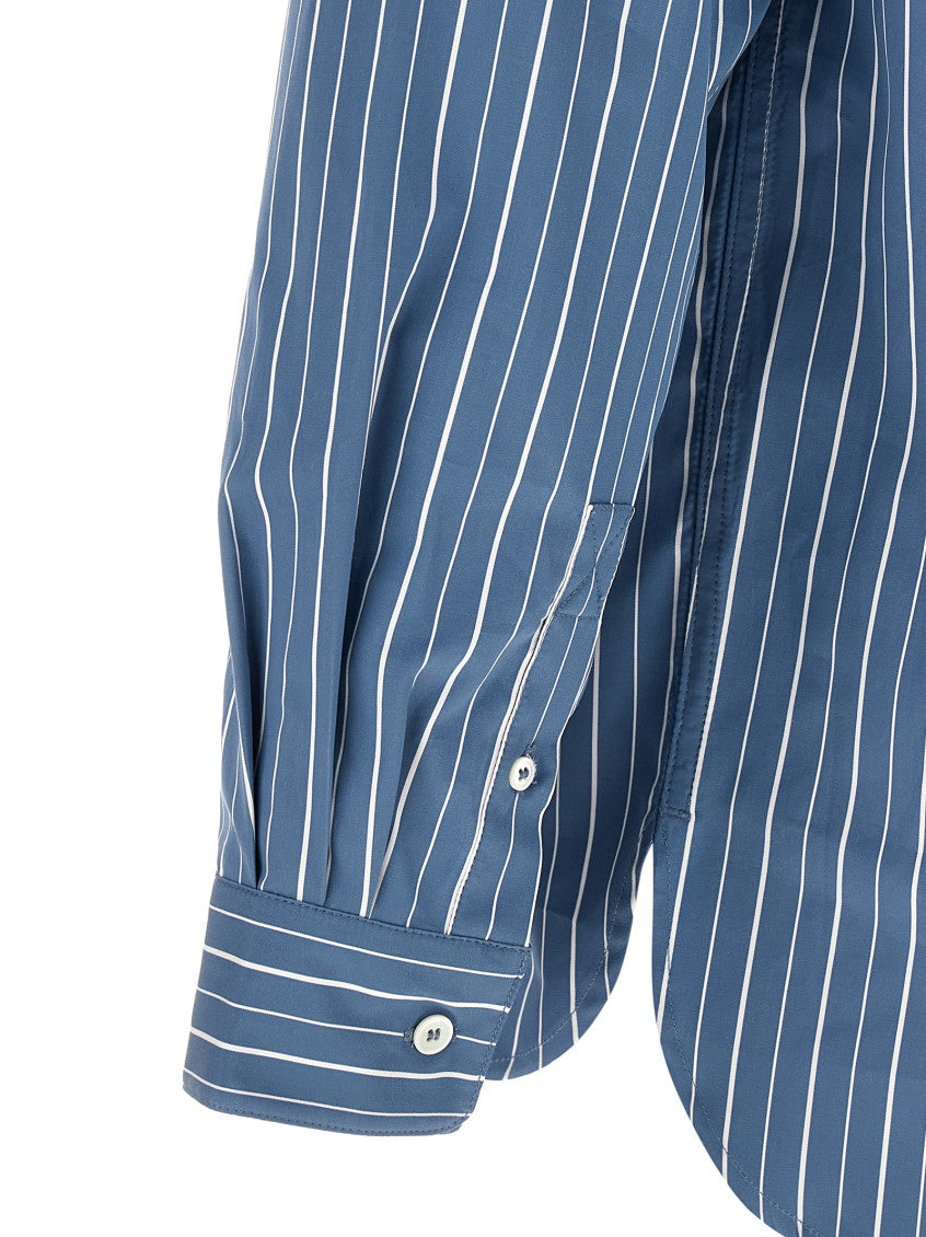 Blue Relaxed Stripes Shirt 4