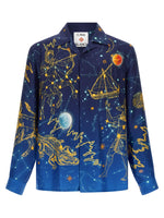 Blue Relaxed Printed Shirt 1